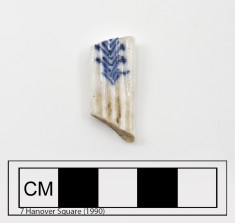Chinese Porcelain Tankard Handle Fragment